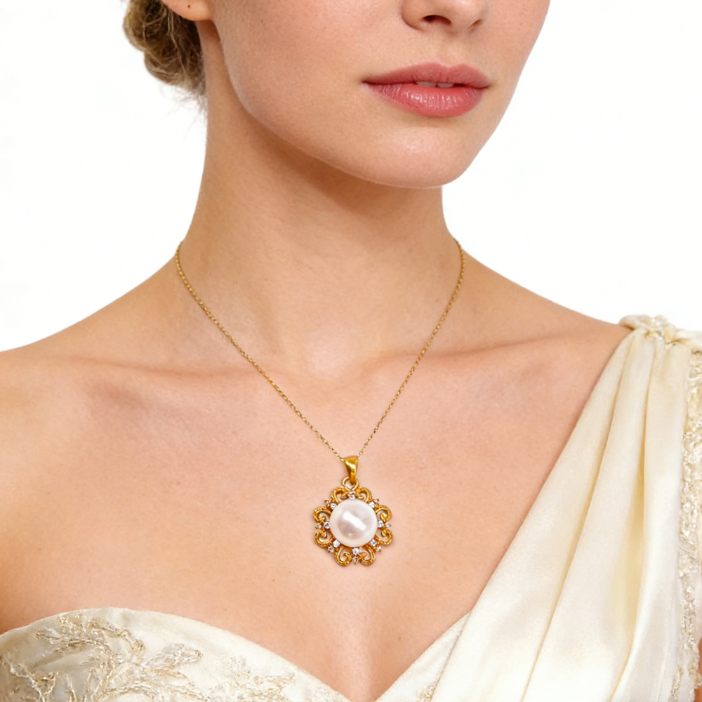 24K Gold SUN Necklace Jewelry Simple Choker Pendant Woman Accessories Fashion Creative Gift